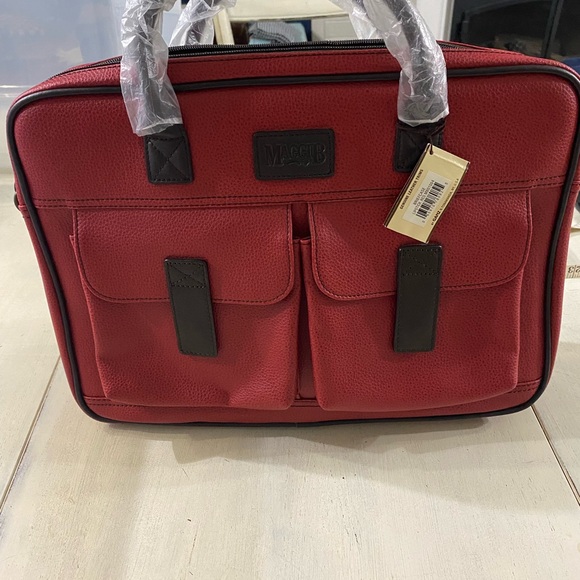 Maggie B Lipstick Red Women’s Laptop and professional carry bag New with tags - Picture 8 of 10